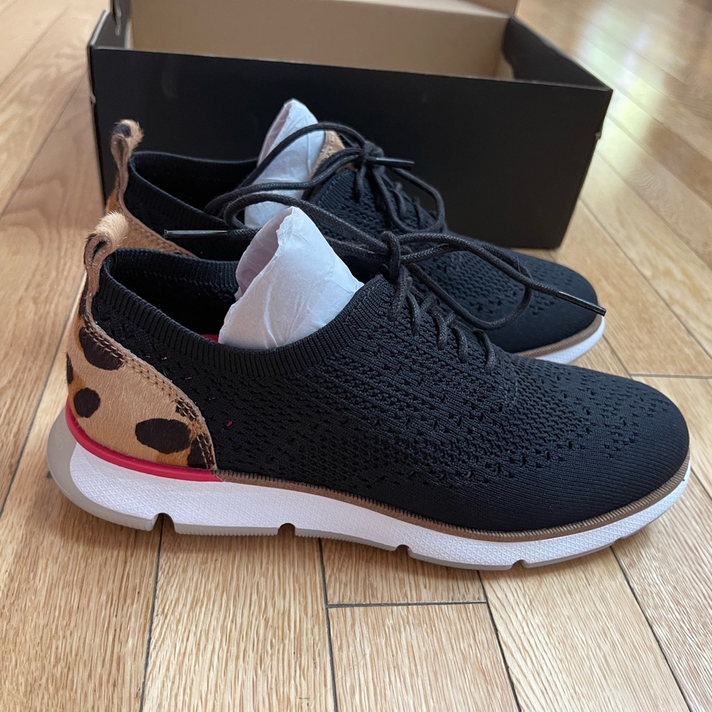 Cold Haan ZeroGrand Black Knit Shoes sz 5B